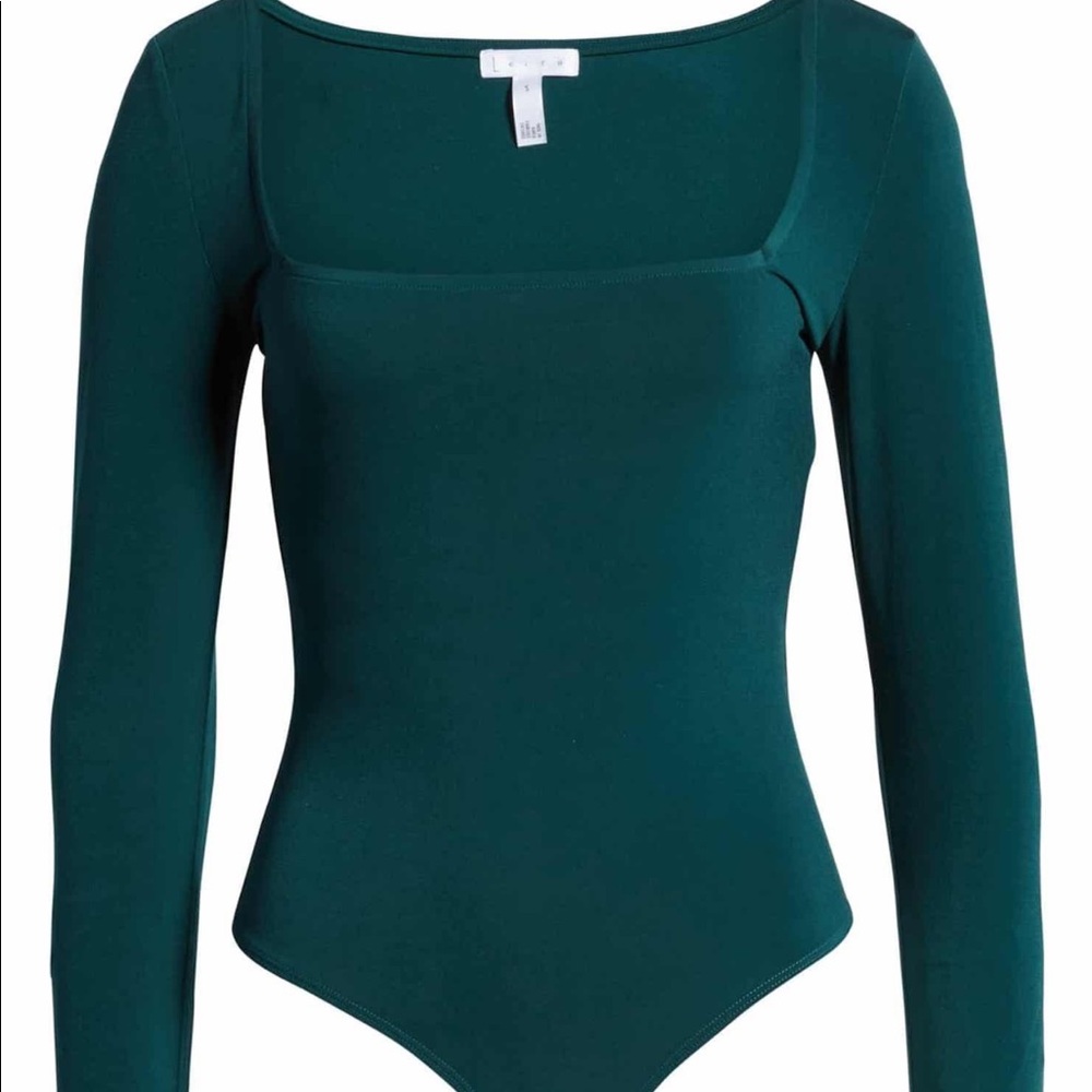 Leith Square Neck Long Sleeve Bodysuit